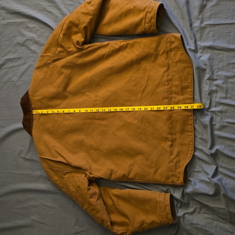 Carhartt Brown Detroit Jacket with Dark Brown Collar - Picture 10 of 13